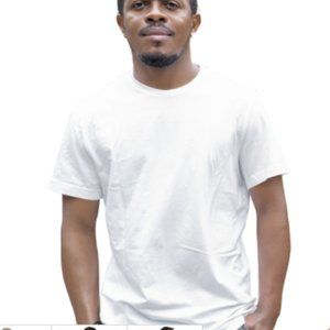 NWOT White Comfort Colors C1717 Adult Heavyweight RS T-Shirt